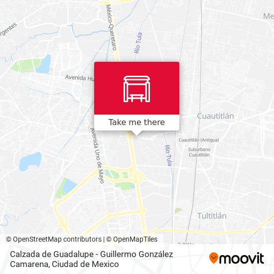 Mapa de Calzada de Guadalupe - Guillermo González Camarena