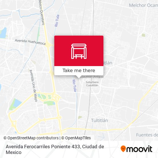 Avenida Ferocarriles Poniente 433 map
