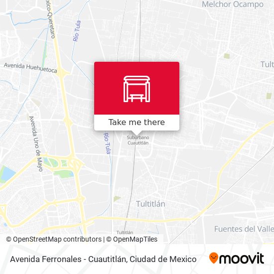 Mapa de Avenida Ferronales - Cuautitlán