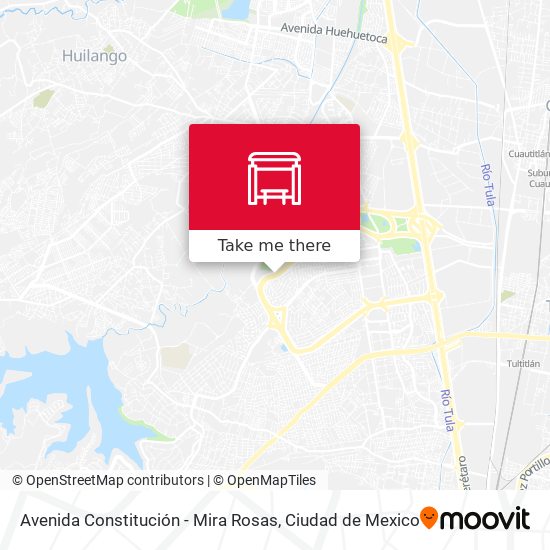 Mapa de Avenida Constitución - Mira Rosas