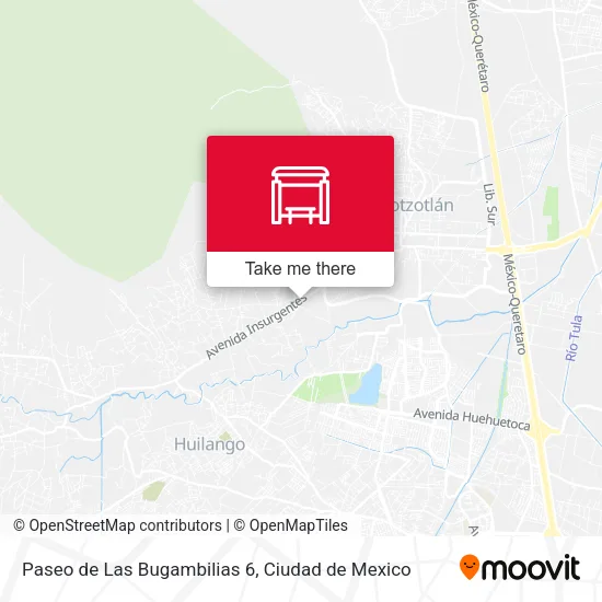 Paseo de Las Bugambilias 6 map