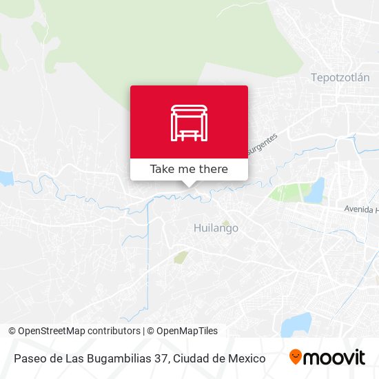 Mapa de Paseo de Las Bugambilias 37