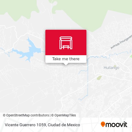 Vicente Guerrero 1059 map