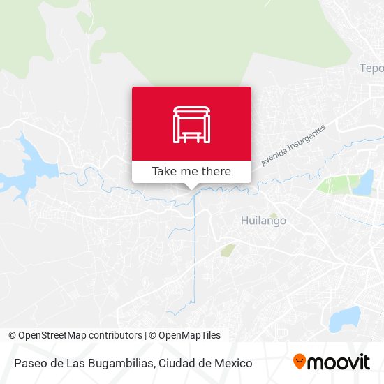 Paseo de Las Bugambilias map