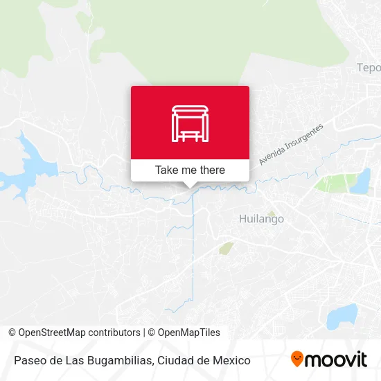 Paseo de Las Bugambilias map