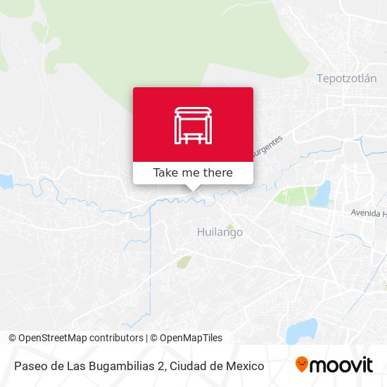 Paseo de Las Bugambilias 2 map