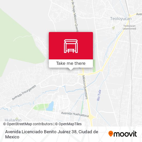 Avenida Licenciado Benito Juárez 38 map