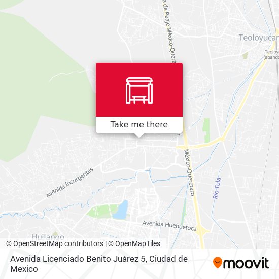 Avenida Licenciado Benito Juárez 5 map