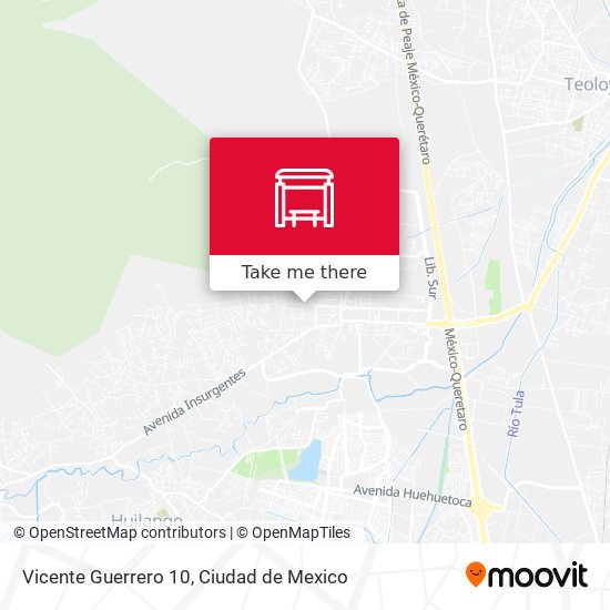 Vicente Guerrero 10 map
