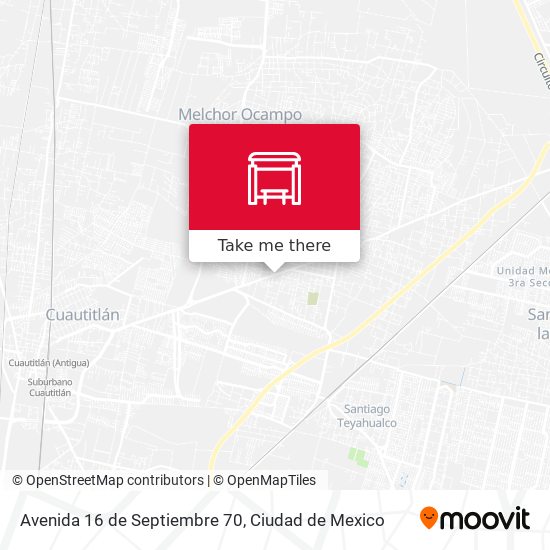 Avenida 16 de Septiembre 70 map