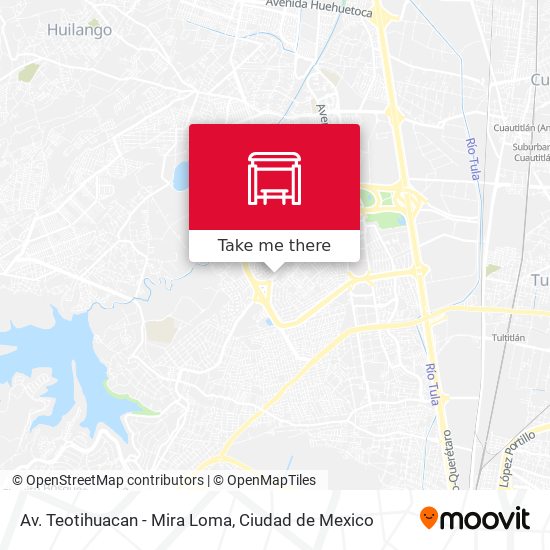 Mapa de Av. Teotihuacan - Mira Loma