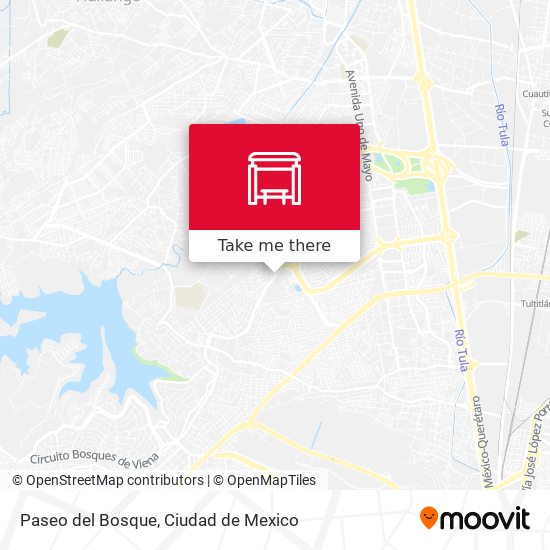 Mapa de Paseo del Bosque