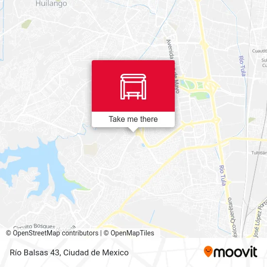 Río Balsas 43 map
