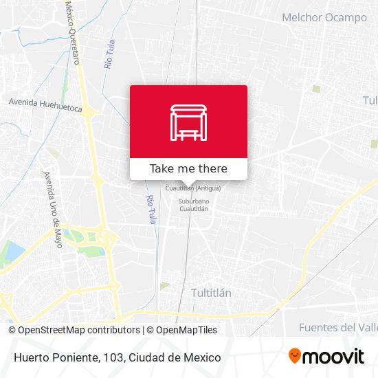 Huerto Poniente, 103 map