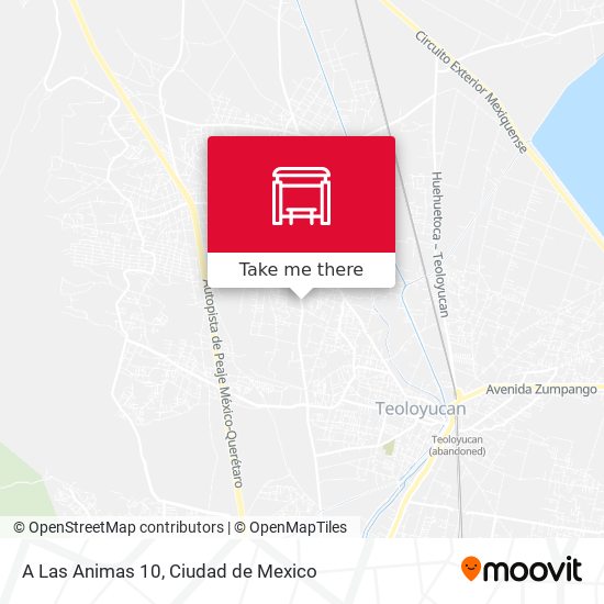 A Las Animas 10 map