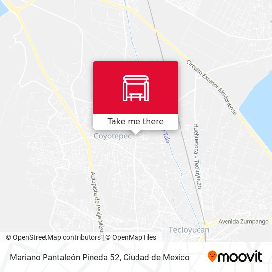 Mariano Pantaleón Pineda 52 map
