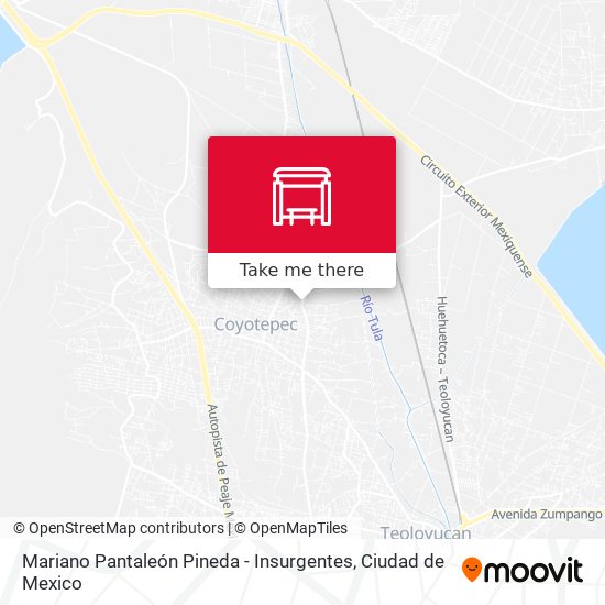 Mariano Pantaleón Pineda - Insurgentes map