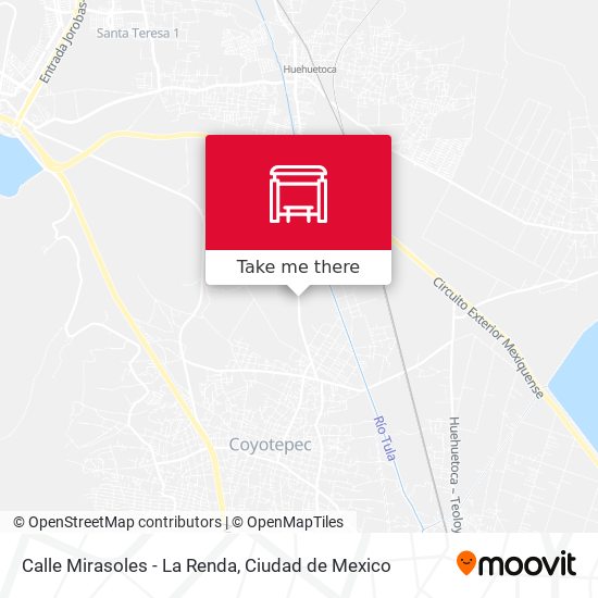 Mapa de Calle Mirasoles - La Renda