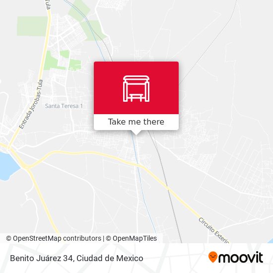 Benito Juárez 34 map