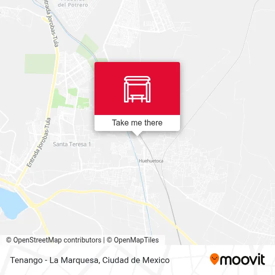 Tenango - La Marquesa map