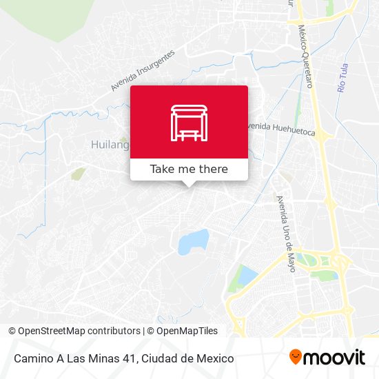 Camino A Las Minas 41 map