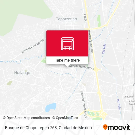 Bosque de Chapultepec 768 map