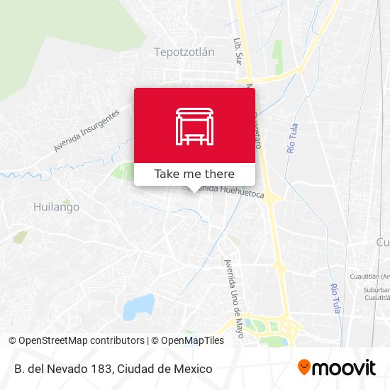 B. del Nevado 183 map