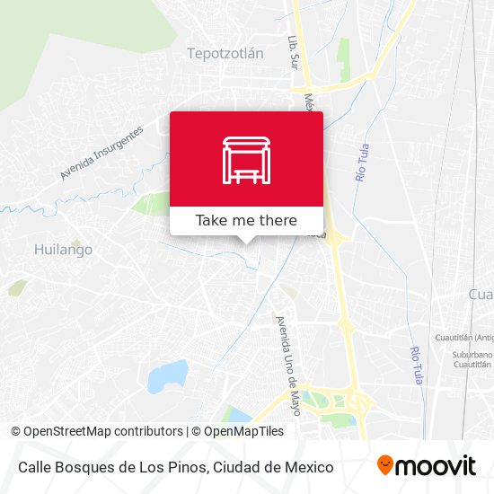 Mapa de Calle Bosques de Los Pinos