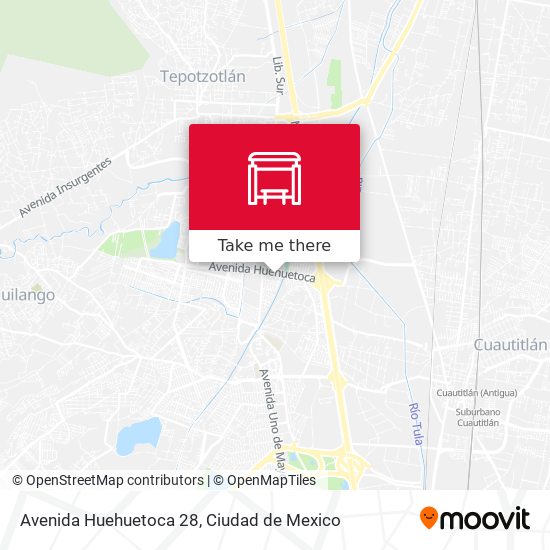 Avenida Huehuetoca 28 map