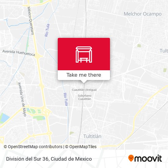 División del Sur 36 map