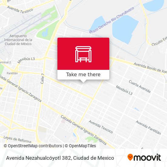 Mapa de Avenida Nezahualcóyotl 382