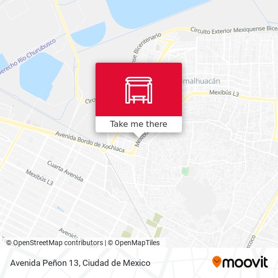 Avenida Peñon 13 map