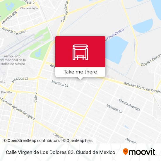 Mapa de Calle Virgen de Los Dolores 83