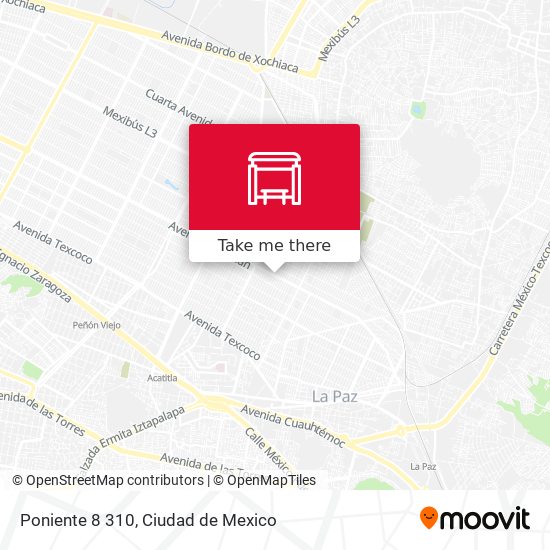Poniente 8 310 map