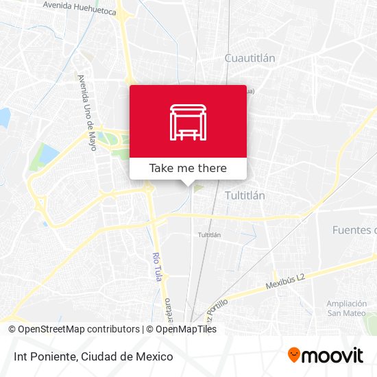 Mapa de Int Poniente
