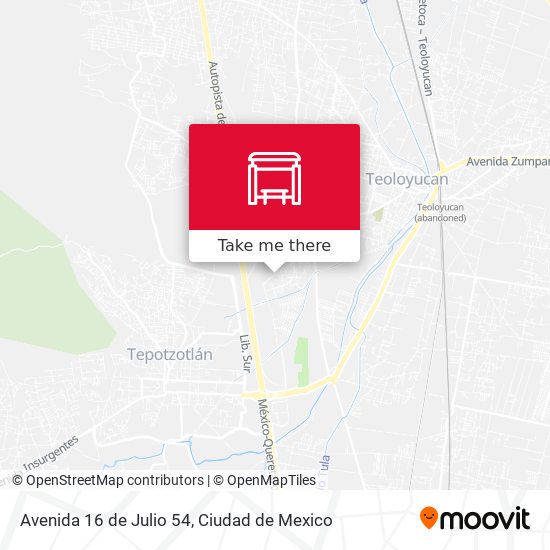 Avenida 16 de Julio 54 map