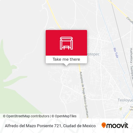 Alfredo del Mazo Poniente 721 map