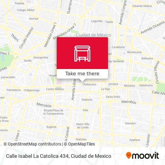Calle Isabel La Catolica 434 map