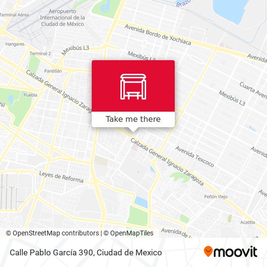 Mapa de Calle Pablo García 390