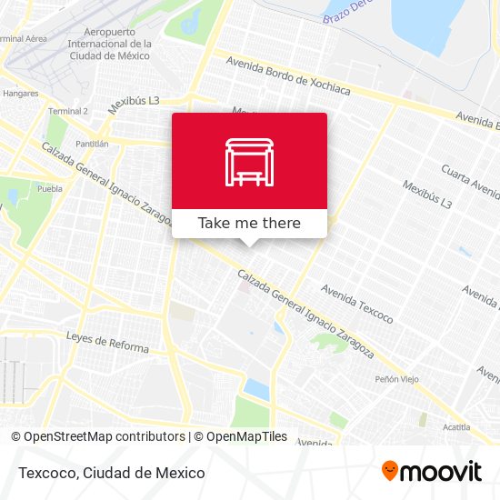 Mapa de Texcoco