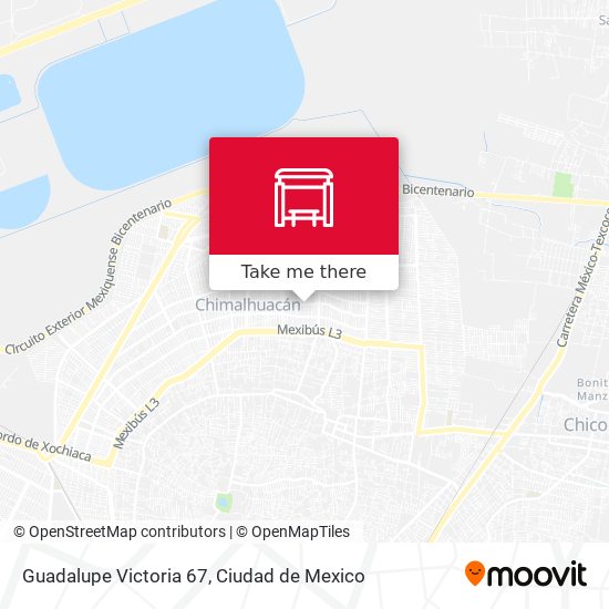 Guadalupe Victoria 67 map