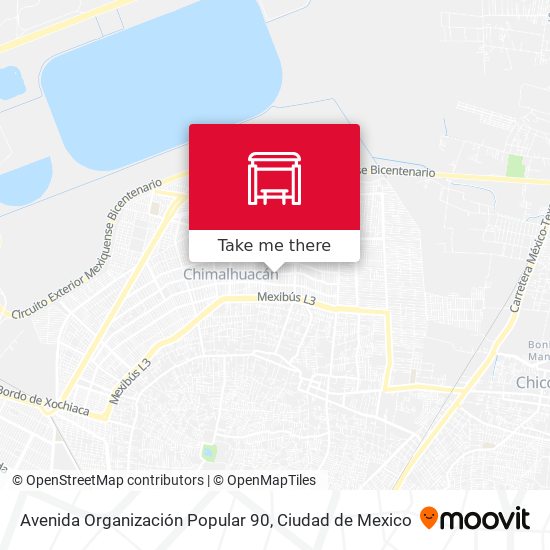 Avenida Organización Popular 90 map