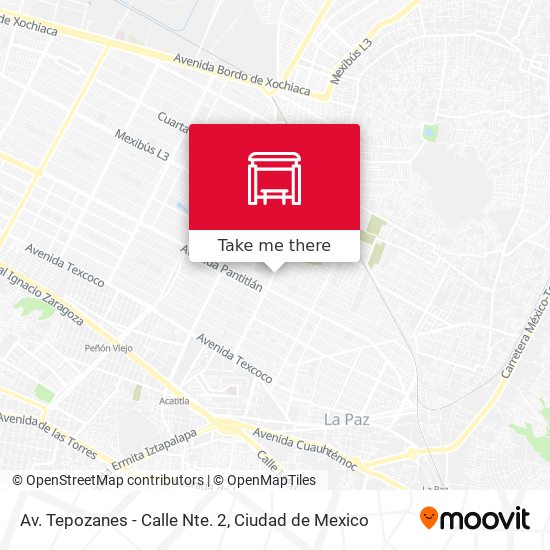Av. Tepozanes - Calle Nte. 2 map