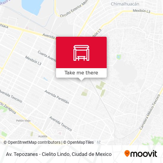 Mapa de Av. Tepozanes - Cielito Lindo