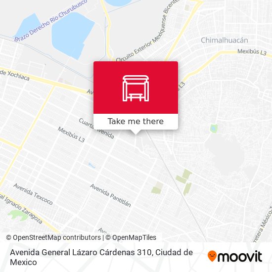 Avenida General Lázaro Cárdenas 310 map