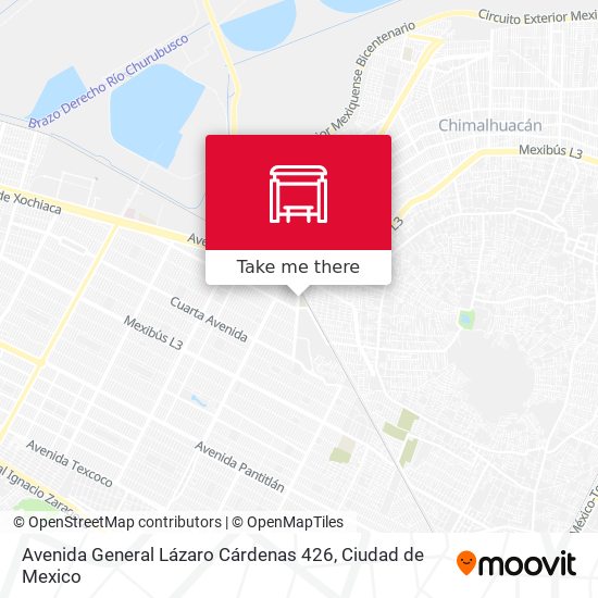 Mapa de Avenida General Lázaro Cárdenas 426