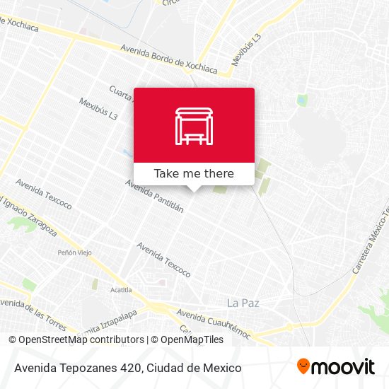 Avenida Tepozanes 420 map