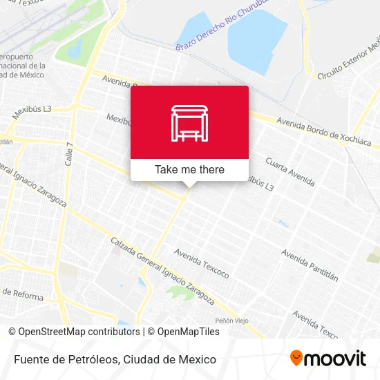 Fuente de Petróleos map