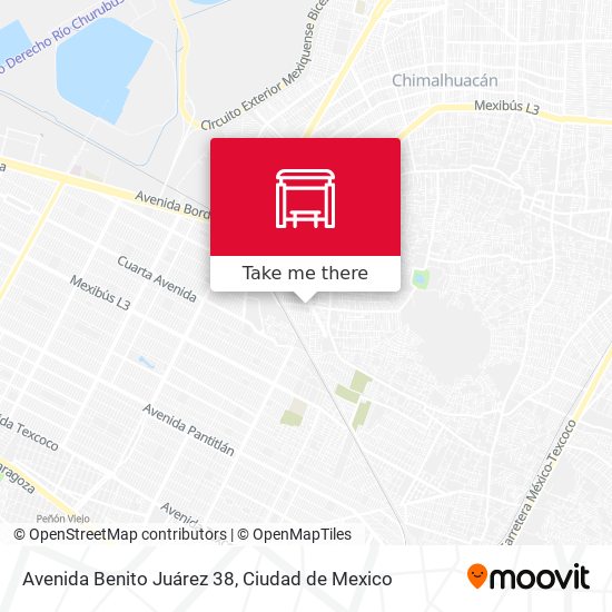 Mapa de Avenida Benito Juárez 38