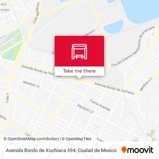 Mapa de Avenida Bordo de Xochiaca 394